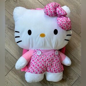 Sanrio Hello Kitty 18 Inches Plush Backpack With Dots  - NWT